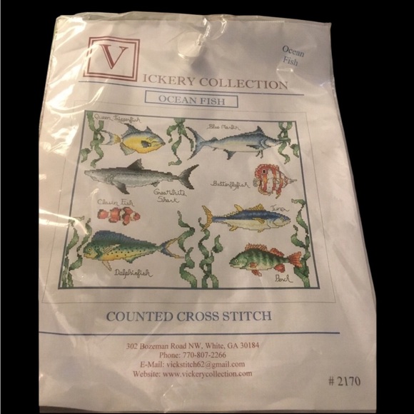 Vickery Other - Counted Cross Stitch Kit🐟